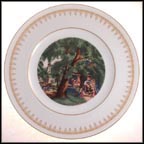 The Village Blacksmith Collector Plate by Currier And Ives MAIN