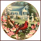 Garden Gathering Collector Plate by Bradley Jackson MAIN