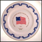 First Stars And Stripes - The Betsy Ross Flag - 1777 Collector Plate MAIN