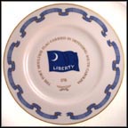 The Fort Moultrie Flag - 1776 Collector Plate MAIN