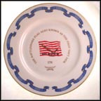 The Rattlesnake Flag - First Navy Jack - 1776 Collector Plate MAIN