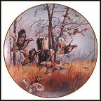 Disturbed - The Bobwhite Quail Collector Plate by David Maass MAIN
