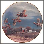 Farmland Covey - The Gray Partridge Collector Plate by David Maass MAIN