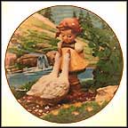 Goose Girl Collector Plate by M I Hummel MAIN