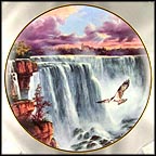 Cascading Thunder - Niagara Falls Collector Plate by Rudi Reichardt MAIN
