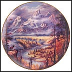 Frosty Morning - Grand Teton National Park Collector Plate by Rudi Reichardt MAIN