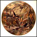 Ice Capped Majesty - Glacier National Park Collector Plate by Rudi Reichardt MAIN