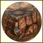 Peaceful Solitude - Yellowstone National Park Collector Plate by Rudi Reichardt MAIN