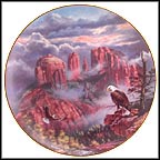 Untamed Glory - Red Rocks National Park Collector Plate by Rudi Reichardt MAIN
