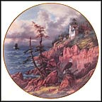 Vigilant Beacon - Acadia National Park Collector Plate by Rudi Reichardt MAIN