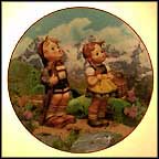 Little Explorers Collector Plate by M I Hummel MAIN
