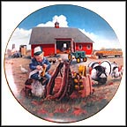 Too Busy To Play Collector Plate by Donald Zolan MAIN