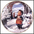 February - Valentine's Day Collector Plate by M I Hummel MAIN