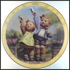 Goodbye 1999 - Auf Wiedersehen Collector Plate by M I Hummel MAIN