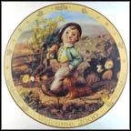Welcome 2000 - Strolling Along Collector Plate by M I Hummel MAIN