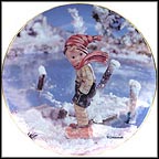 January - Year's First Snow Collector Plate by M I Hummel MAIN