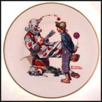 Circus Clown Collector Plate by Norman Rockwell MAIN