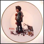 End Of Christmas Collector Plate by Norman Rockwell MAIN