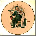 Ship Ahoy Collector Plate by Norman Rockwell MAIN