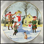 Snowy Friends Collector Plate by Charlotte Sternberg MAIN