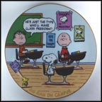 Big Man on Campus Collector Plate by Charles M. Schulz MAIN