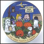 The Great Pumpkin is Coming! Collector Plate by Charles M. Schulz MAIN