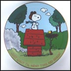 Just Wait 'Til Next Time Red Baron! Collector Plate by Charles M. Schulz MAIN