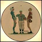 The Coin Toss Collector Plate by Norman Rockwell MAIN