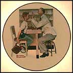 New Glasses Collector Plate by Norman Rockwell MAIN