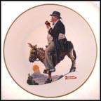 The Tourist Collector Plate by Norman Rockwell MAIN