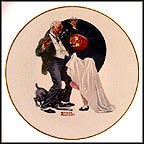 Trick Or Treat Collector Plate by Norman Rockwell MAIN