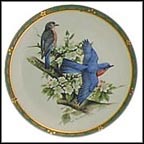 Bluebirds Collector Plate by Roger Tory Peterson MAIN