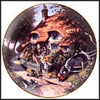 Granny's Enchanted Cottage Collector Plate by Robert Hersey MAIN