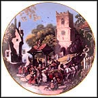 Wedding On The Green Collector Plate by Robert Hersey MAIN