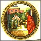 The Tenth Commandment - Thou Shalt Not Covet Thy Neighbor's Goods Collector Plate by Mary Mayo MAIN