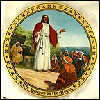 The Sermon On The Mount Collector Plate by Mary Mayo MAIN