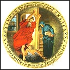 The Second Commandment - Thou Shalt Not Take The Name Of The Lord Thy God In Vain Collector Plate by Mary Mayo MAIN