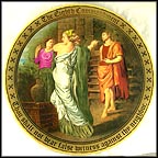 The Eighth Commandment - Thou Shalt Not Bear False Witness Against Thy Neighbor Collector Plate by Mary Mayo MAIN