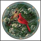 Fire In The Snow Collector Plate by Derk Hansen MAIN