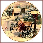 Skater's Dream Collector Plate by Dona Gelsinger MAIN