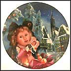 Christmas In Alsace Collector Plate by Jean-Claude Guidou MAIN