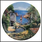 Harbour Scene In Provence Collector Plate by Michel Julien MAIN
