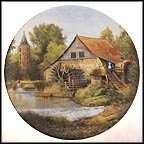 Old Water Mill In Alsace Collector Plate by Michel Julien MAIN