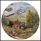 Promenade In The Alps Collector Plate by Michel Julien MAIN