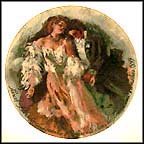 Sarah Bernhardt as Marguerite in the Lady of the Camellias - 1899 Collector Plate by Pierre-Laurent Brenot MAIN