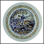 Lafayette Wounded At The Battle Of Brandywine Collector Plate by Andre Restieau MAIN
