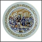 Lafayette Invited To Join Washington's Staff Collector Plate by Andre Restieau MAIN