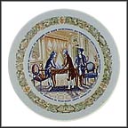 Lafayette Signs Secret Enlistment Collector Plate by Andre Restieau MAIN