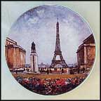La Tour Eiffel Collector Plate by Louis Dali MAIN