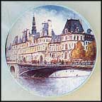 L' Hotel De Ville De Paris Collector Plate by Louis Dali MAIN